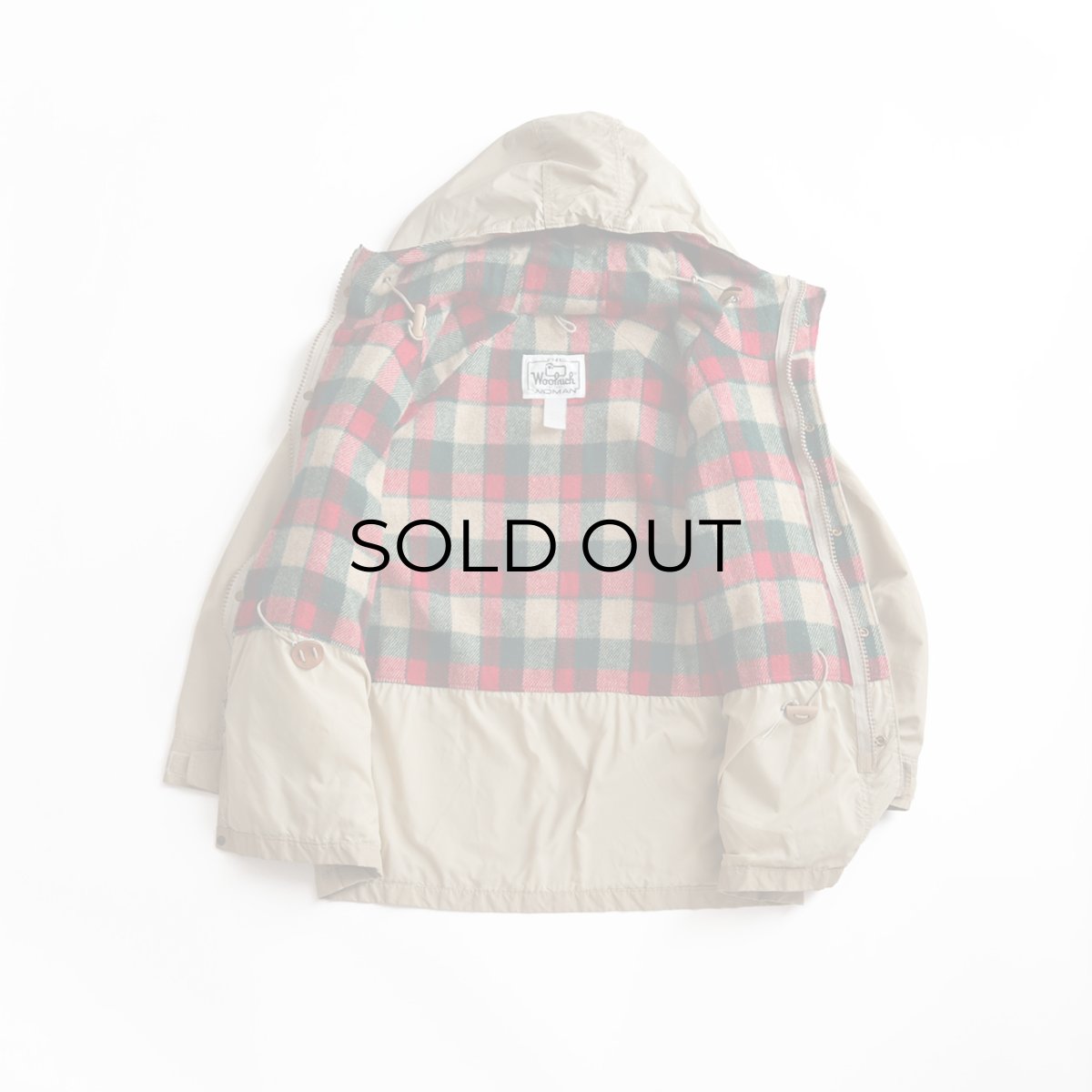 画像2: 80's Woolrich COTTON NYLON WOOL CHECK LINING WOMEN'S MOUNTAIN PARKA (2)