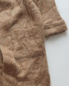 画像5: 60's Andrew Stewart MOHAIR WOOL GOWN COAT "WOVEN IN SCOTLAND" (5)