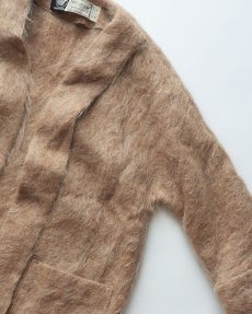 画像4: 60's Andrew Stewart MOHAIR WOOL GOWN COAT "WOVEN IN SCOTLAND" (4)