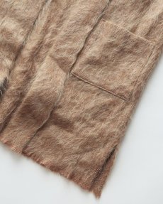 画像6: 60's Andrew Stewart MOHAIR WOOL GOWN COAT "WOVEN IN SCOTLAND" (6)