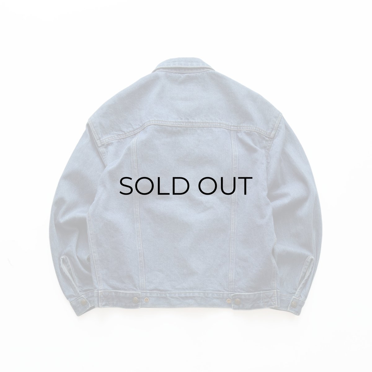 画像2: 80's Eddie Bauer COTTON DENIM TRUCKER JACKET (2)