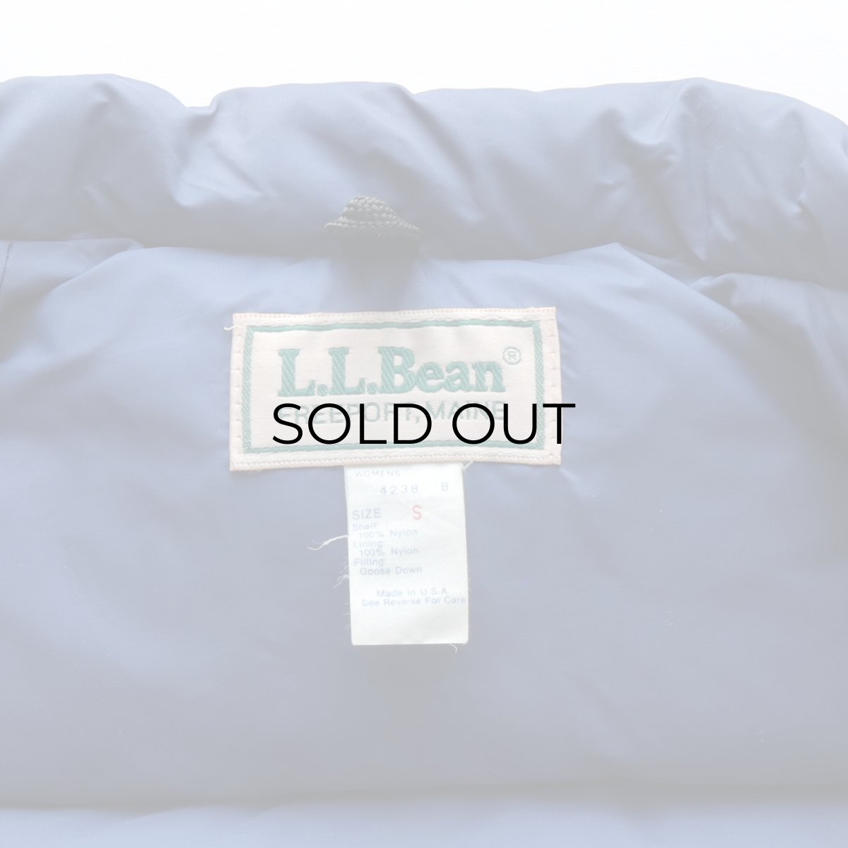 画像5: 80's L.L. Bean NYLON SNAP DOWN VEST (5)