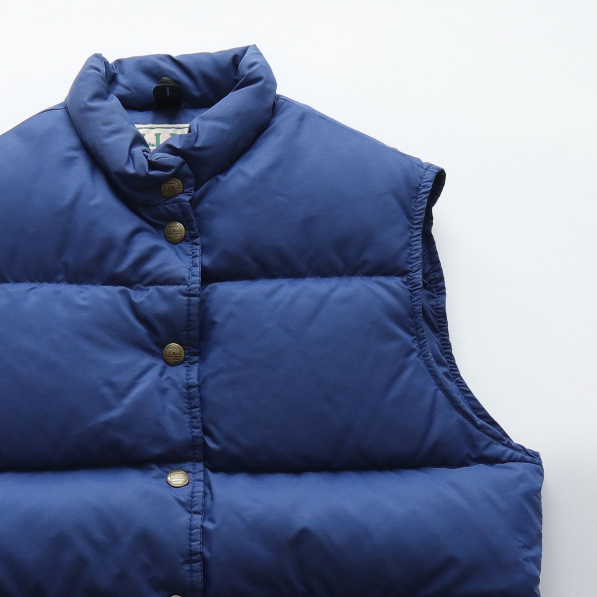 画像3: 80's L.L. Bean NYLON SNAP DOWN VEST (3)