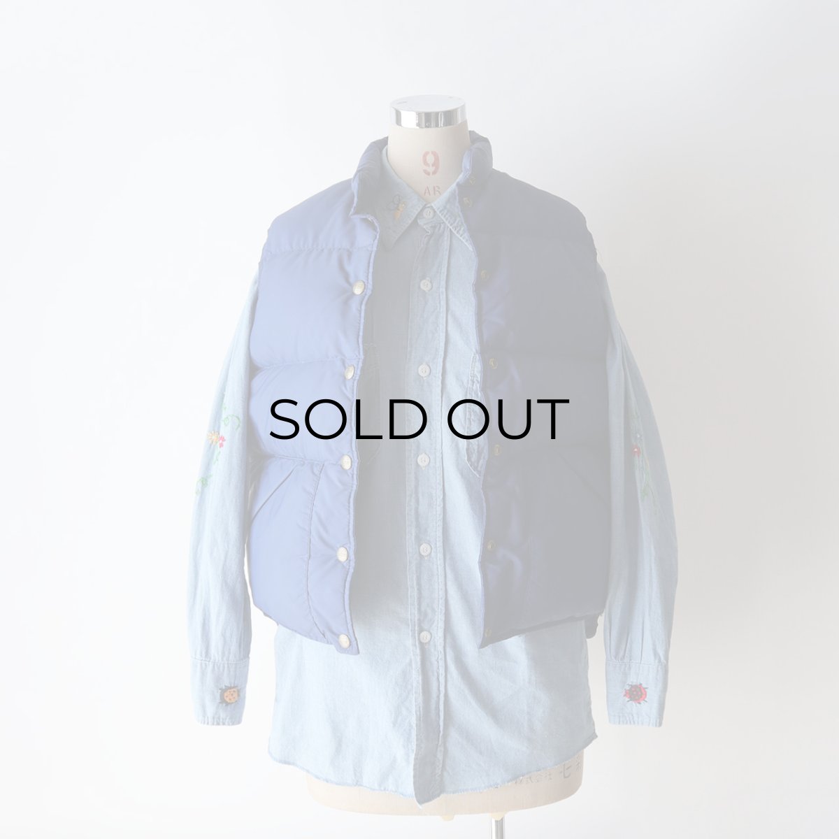 画像7: 80's L.L. Bean NYLON SNAP DOWN VEST (7)