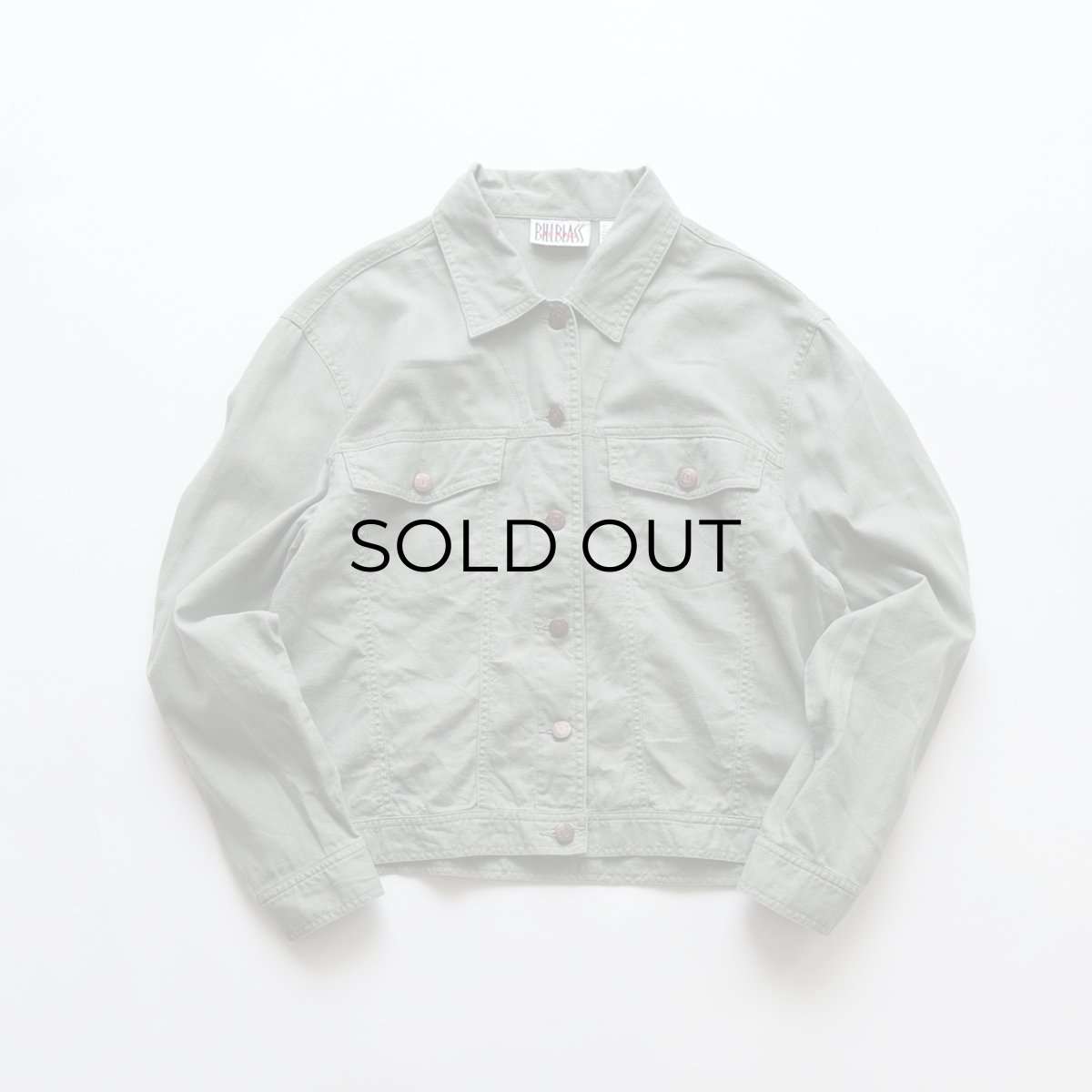 画像1: BILLBLASS LINEN COTTON SHORT LENGTH TRUCKER JACKET (1)