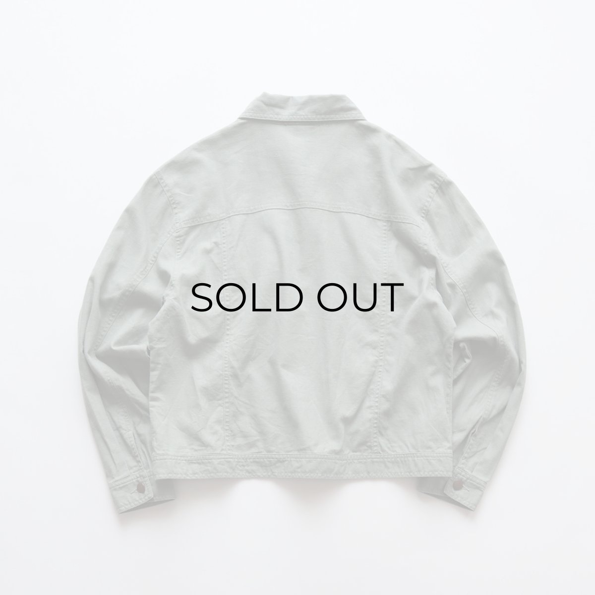 画像2: BILLBLASS LINEN COTTON SHORT LENGTH TRUCKER JACKET (2)