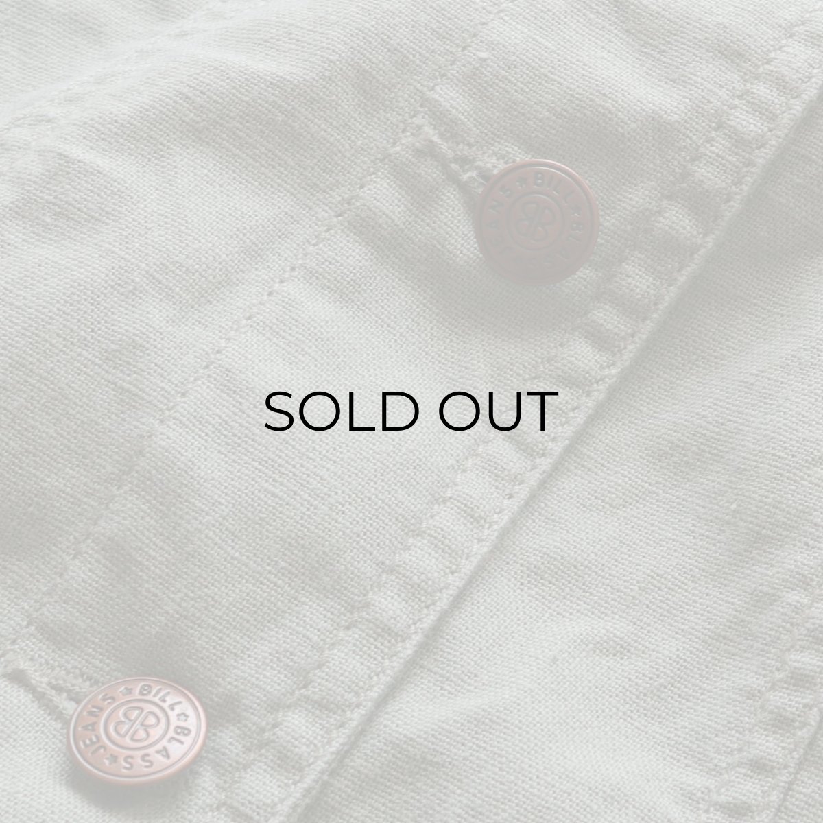 画像9: BILLBLASS LINEN COTTON SHORT LENGTH TRUCKER JACKET (9)