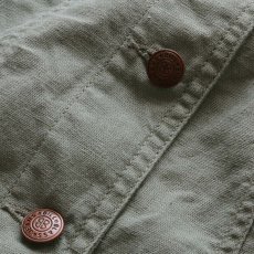 画像9: BILLBLASS LINEN COTTON SHORT LENGTH TRUCKER JACKET (9)