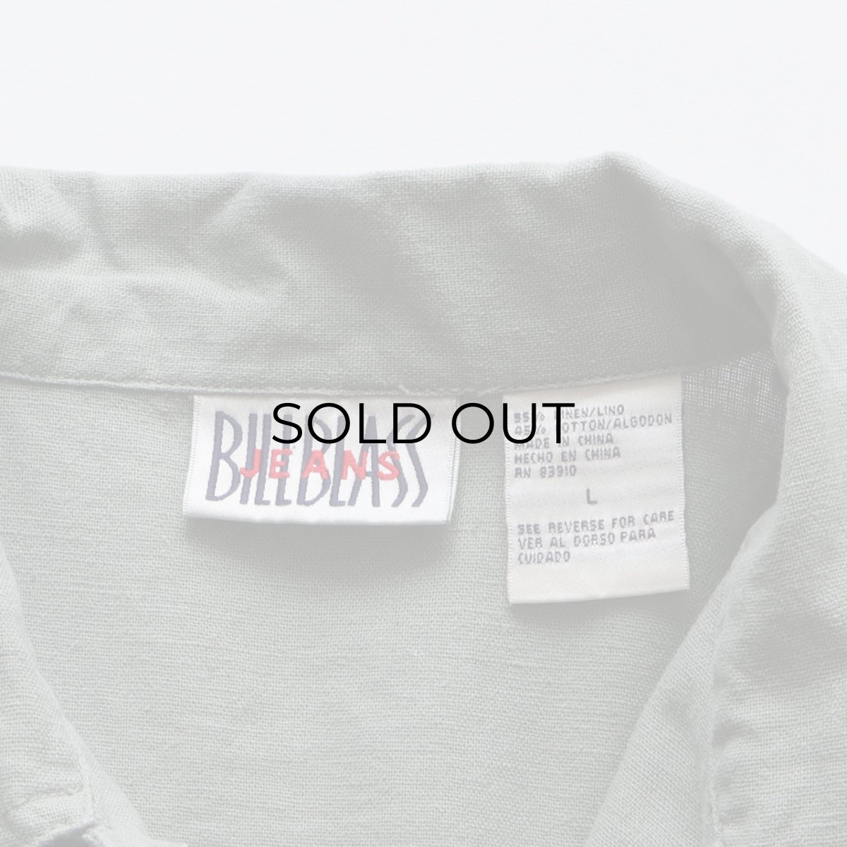 画像7: BILLBLASS LINEN COTTON SHORT LENGTH TRUCKER JACKET (7)