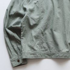 画像6: BILLBLASS LINEN COTTON SHORT LENGTH TRUCKER JACKET (6)