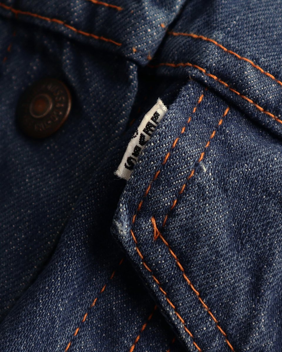 画像8: 〜70's LEVI'S "Levi's for gals" COTTON DENIM SNAP TRUCKER JACKET "BIG E" (8)