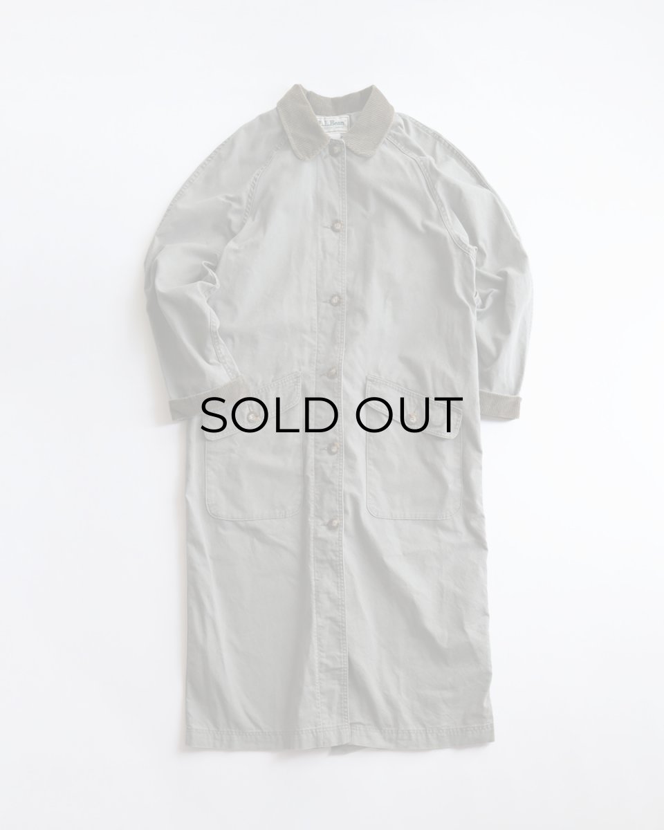 画像1: 80's L.L. Bean COTTON CANVAS WOMEN'S LONG FIELD COAT (1)