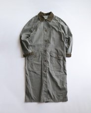 画像1: 80's L.L. Bean COTTON CANVAS WOMEN'S LONG FIELD COAT (1)