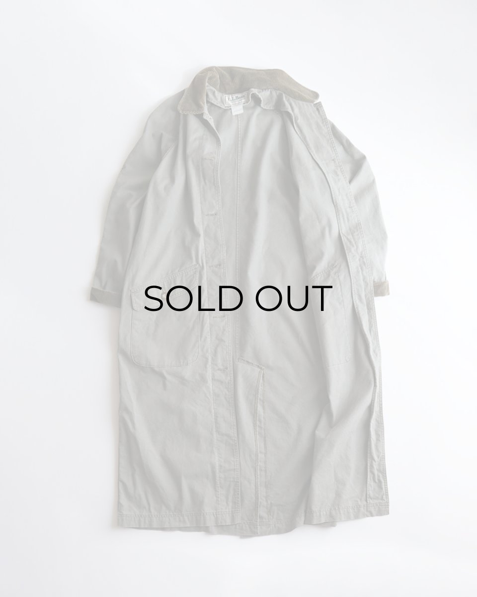 画像2: 80's L.L. Bean COTTON CANVAS WOMEN'S LONG FIELD COAT (2)