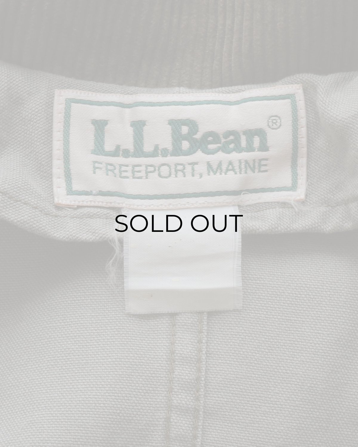 画像8: 80's L.L. Bean COTTON CANVAS WOMEN'S LONG FIELD COAT (8)