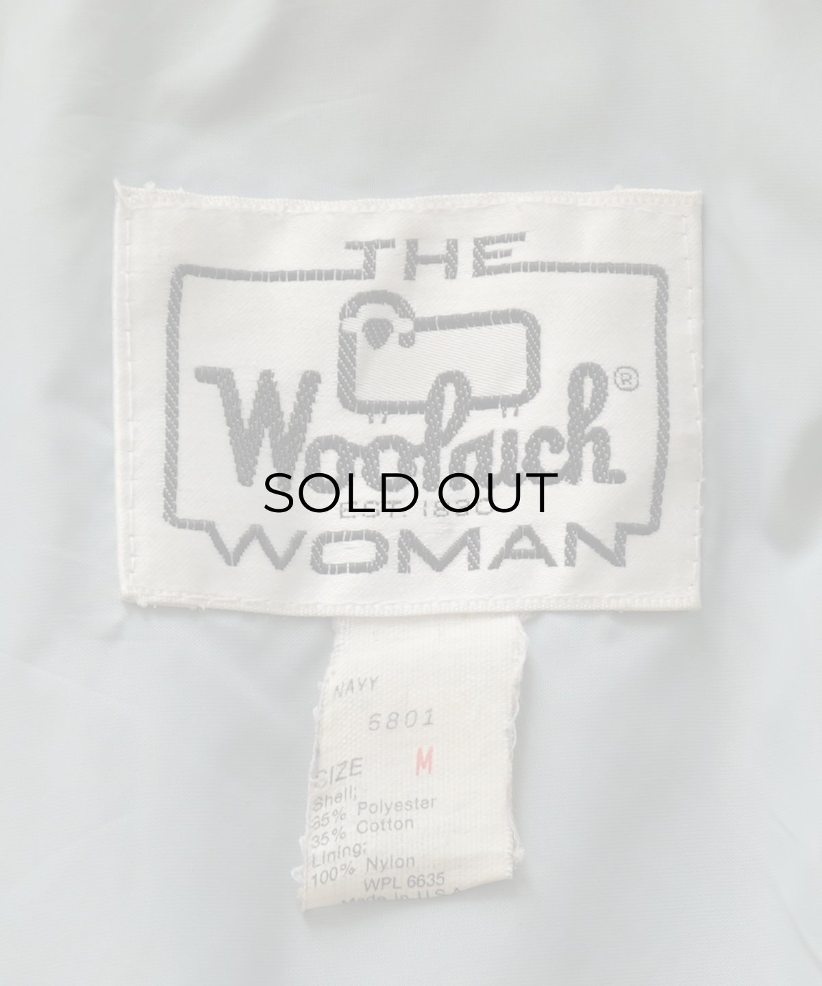 画像9: 80's Woolrich COTTON POLYESTER WOMEN'S MOUNTAIN JACKET with HOOD (9)