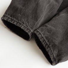 画像12: 80's LEVI'S 77932 BLACK DENIM WOMENS BIG SILHOUETTE LONG TRUCKER JACKET "MADE IN USA" (12)