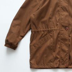 画像5: 90's AEROS PEACH SKIN ZIP STAND COLLAR HALF COAT (5)