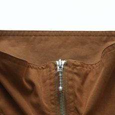 画像7: 90's AEROS PEACH SKIN ZIP STAND COLLAR HALF COAT (7)