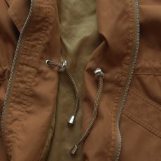 画像8: 90's AEROS PEACH SKIN ZIP STAND COLLAR HALF COAT (8)