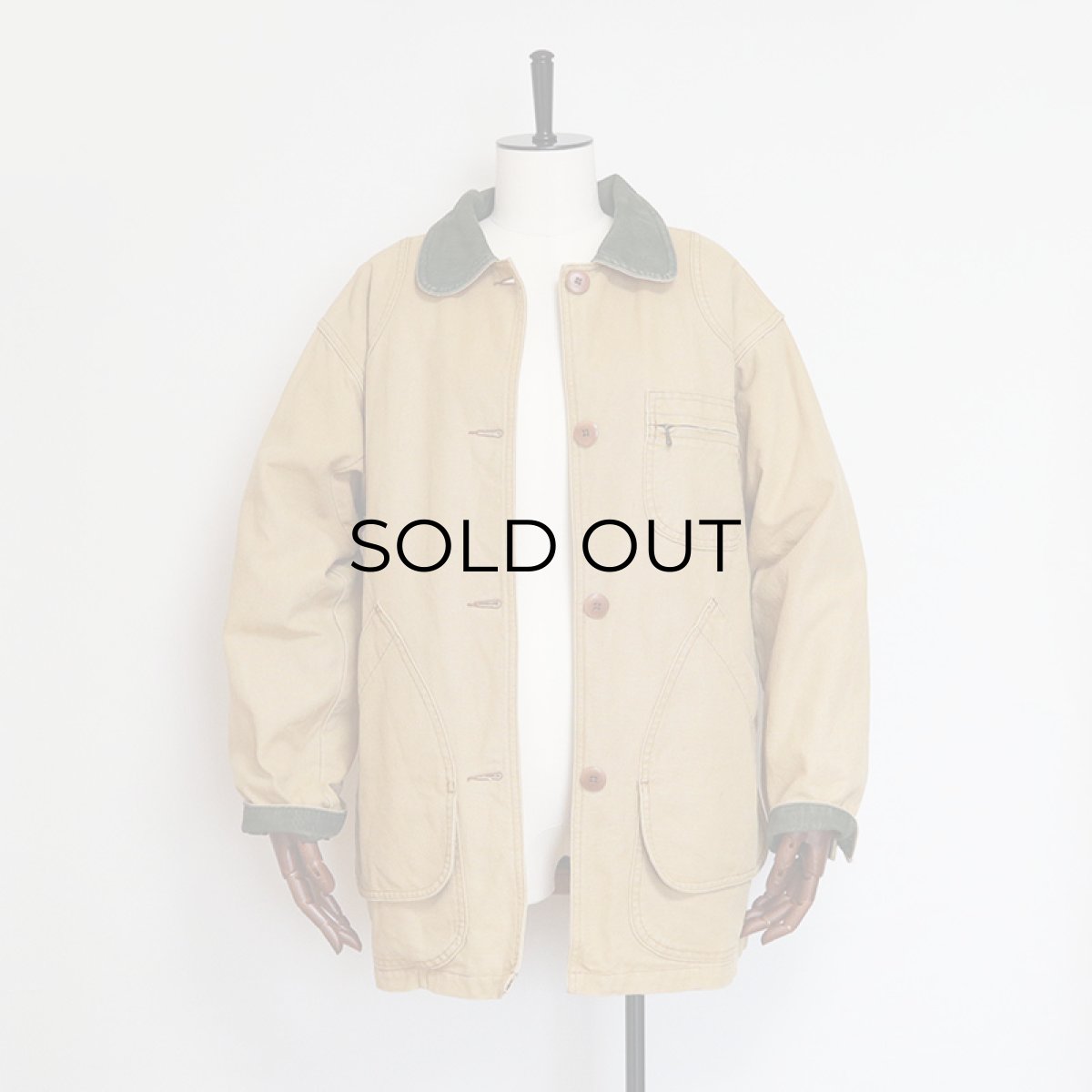 画像15: 〜90's L.L. BEAN COTTON DUCK HUNTING style JACKET with PRIMALOFT LINER (15)