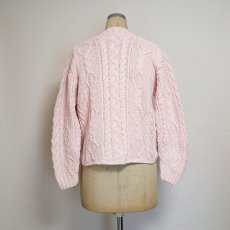 画像9: SMYTHE AND Co. COTTON CABLE KNIT CARDIGAN (9)