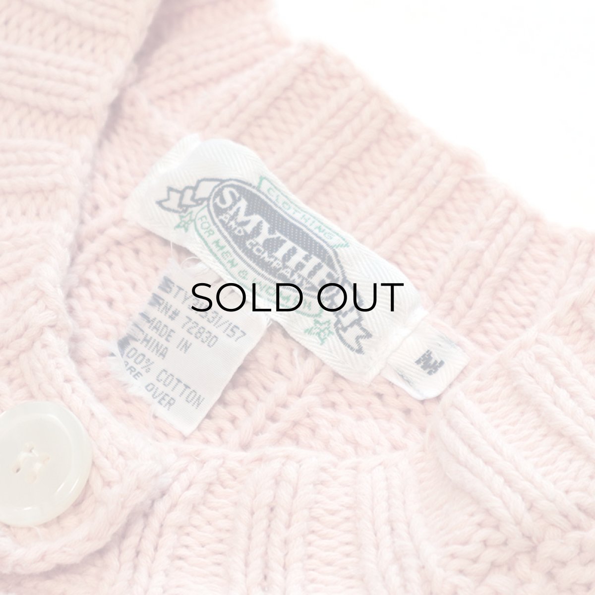 画像5: SMYTHE AND Co. COTTON CABLE KNIT CARDIGAN (5)