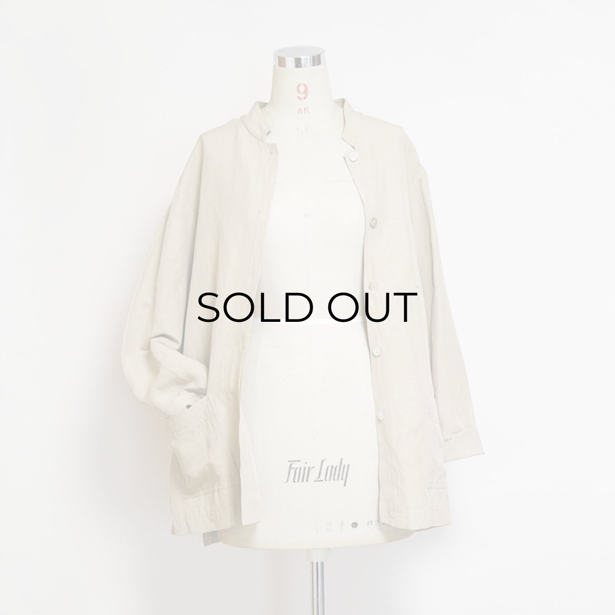 画像6: easyspirit SILK LINEN STAND COLLAR JACKET (6)