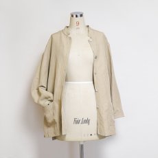 画像6: easyspirit SILK LINEN STAND COLLAR JACKET (6)