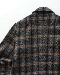 画像6: UNKNOWN BRAND WOOL HERRINGBONE TWEED CHECK 4B JACKET (6)