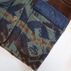 画像7: 80's L.L. BEAN WOOL NYLON NATIVE PATTERN JACKET (7)