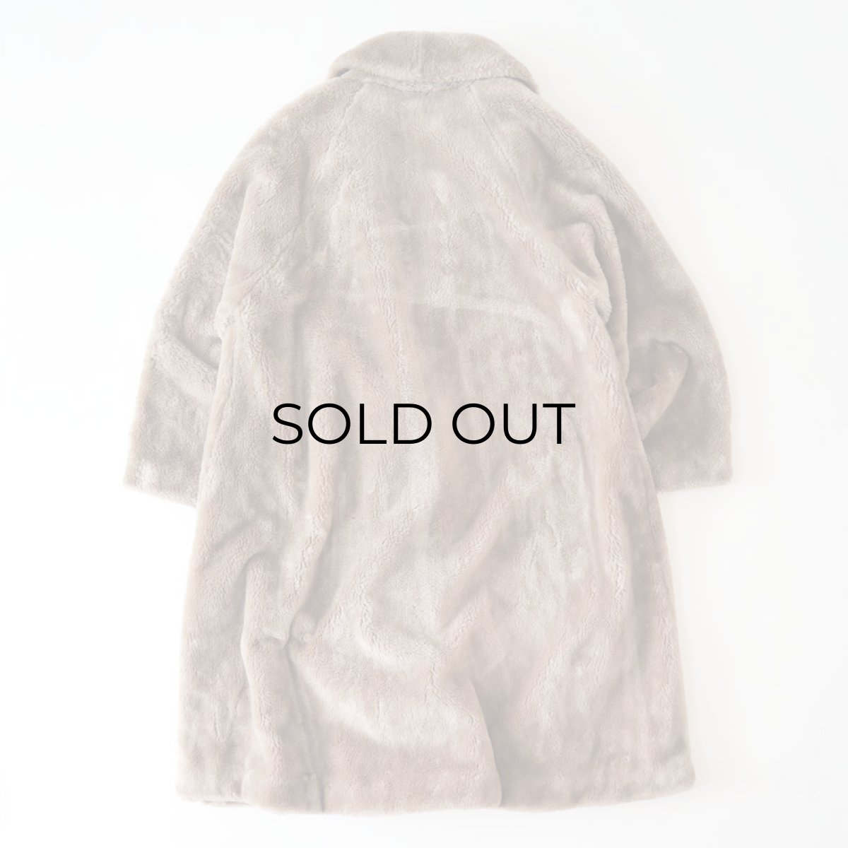 画像9: 〜60's UNKNOWN BRAND FAKE FUR SHAWL COLLAR COAT (9)