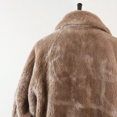 画像6: 〜60's UNKNOWN BRAND FAKE FUR SHAWL COLLAR COAT (6)