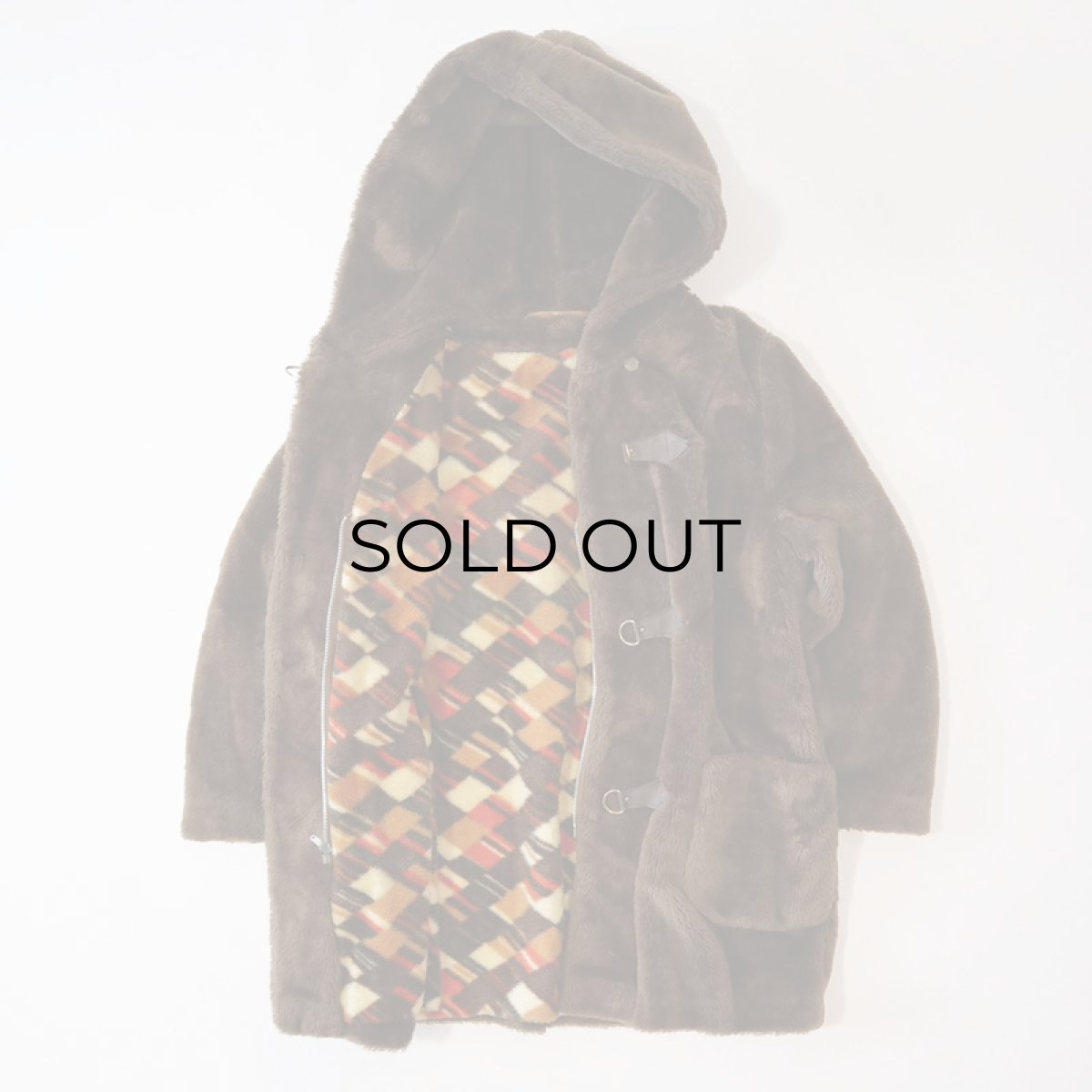 画像2: 60's SEARS FASHIONS BOA DUFFLE COAT (2)