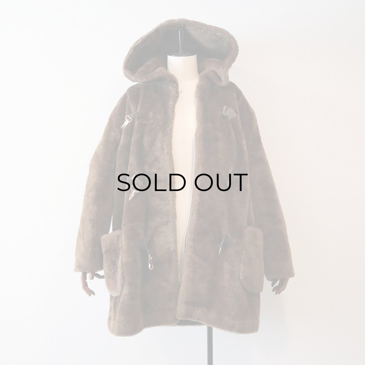 画像12: 60's SEARS FASHIONS BOA DUFFLE COAT (12)