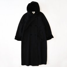 画像1: Jacqueline Ferrar WOOL W-BREASTED HOODED COAT (1)