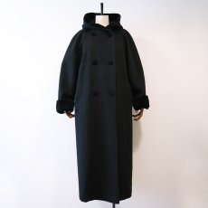 画像8: Jacqueline Ferrar WOOL W-BREASTED HOODED COAT (8)