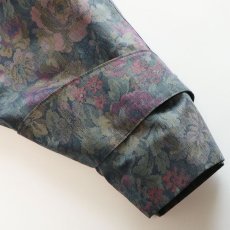 画像10: LONDON FOG BOTANICAL PRINT STAND COLLAR COAT with LINER (10)