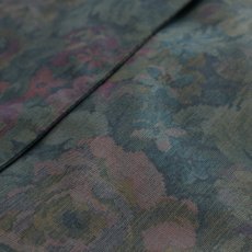 画像7: LONDON FOG BOTANICAL PRINT STAND COLLAR COAT with LINER (7)