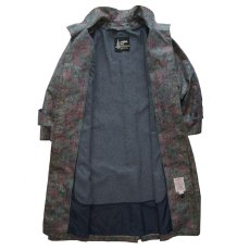 画像3: LONDON FOG BOTANICAL PRINT STAND COLLAR COAT with LINER (3)