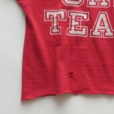 画像4: 70's Champion COTTON W-PRINT CUT-OFF S/S FOOTBALL TEE "SKI TEAM" "MADE IN USA" (4)