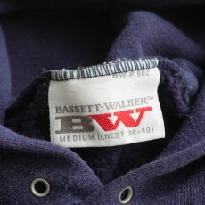 画像7: 80's BASSETT-WALKER PRINT SWEAT PULLOVER PARKA "ALASKA ISLAND AIR" "MADE IN USA" (7)