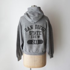 画像9: 〜80's sportswear BACK PRINT SWEAT PULLOVER PARKA "SAN DIEGO STATE CREW" "MADE IN USA" (9)