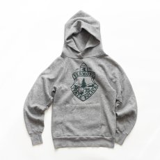 画像1: 80's UNKNOWN BRAND PRINT SWEAT PULLOVER PARKA "VERMONT STATE POLICE" "MADE IN USA" (1)