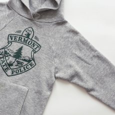 画像3: 80's UNKNOWN BRAND PRINT SWEAT PULLOVER PARKA "VERMONT STATE POLICE" "MADE IN USA" (3)