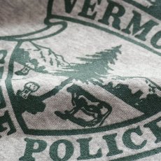 画像5: 80's UNKNOWN BRAND PRINT SWEAT PULLOVER PARKA "VERMONT STATE POLICE" "MADE IN USA" (5)