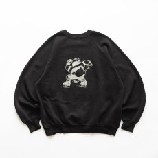 画像2: 80's UNKNOWN BRAND W-PRINT CREW NECK SWEAT "BOUNDARY WATERS" (2)