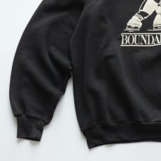画像4: 80's UNKNOWN BRAND W-PRINT CREW NECK SWEAT "BOUNDARY WATERS" (4)