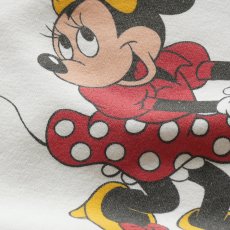 画像6: 80's Disney CHARACTER FASHIONS "Minnie" PRINT CREW NECK SWEAT "MADE IN USA" (6)