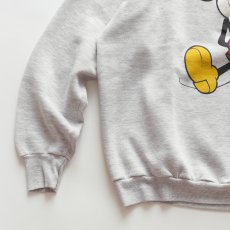 画像4: 80's Disney CHARACTER FASHIONS "MICKEY" PRINT CREW NECK SWEAT (4)
